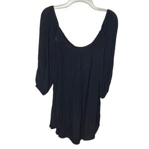 Faithfull the Brand Black Tunic Top Dress
